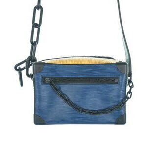Louis Vuitton Epi Soft Trunk Shoulder Bag Blue